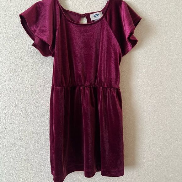 Old Navy Velvet Girl Dress size 5 - Picture 1 of 4
